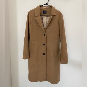 Abercrombie & Fitch Camel Dad Coat